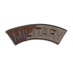 Military Army Military - Iron On Patches Adhesive, Size - 7,7 x 2,6 cm
