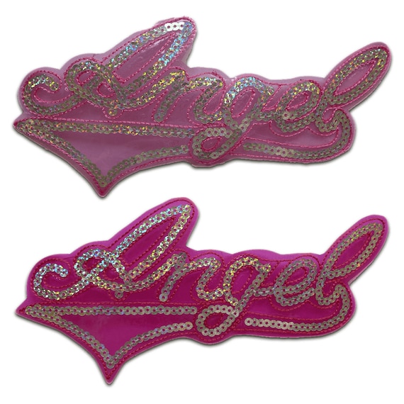 Pailletten Aufnäher „Engel Flügel“ In Gold – Bügelpatch Für Kleidung, Taschen, Jeans