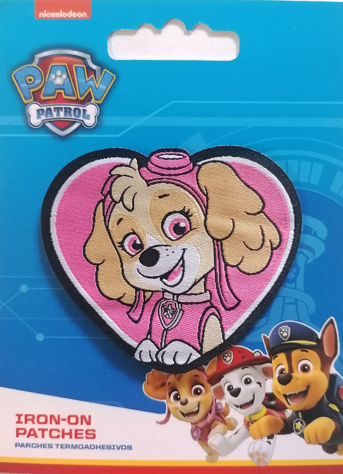 Paw Patrol © Skye Iron on Patches Adhesive, Size 2,48