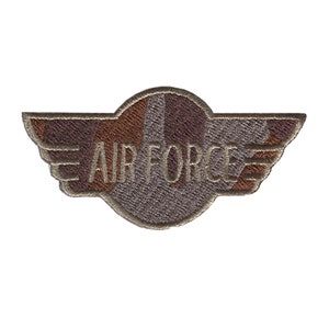 Air Force Military Army - Iron On Patches Adhesive, Size - 8,1 x 4 cm
