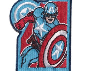 Marvel © Avengers Captain America shield - patches, size - 1,98 x 2,57 inch