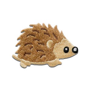Iron on patches - hedgehoganimal children – 1.97 x 1.38 inches - Application