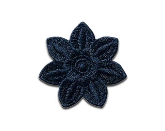 plante fleur floraison - Ecusson thermocollant patches, Taille - 3,1 x 3,3 cm