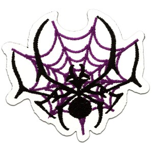 Iron on patches - Spiderweb Spiderman Comic - pink - 8x7,3 Application badges