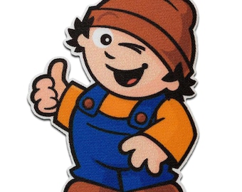 Mainzelmännchen © Anton - Aufnäher, Bügelbild, Aufbügler, Größe - 7,2 x 5,7 cm