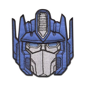Hasbro © Transformers Optimus Prime head - Iron on patches, size - 6 x 6,5 cm
