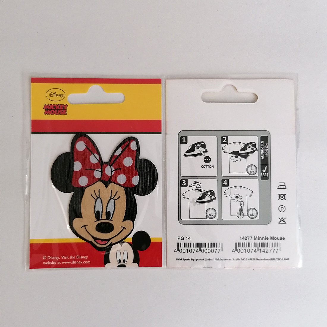 New Disney Minnie Mouse Iron-on Patch Appliqué