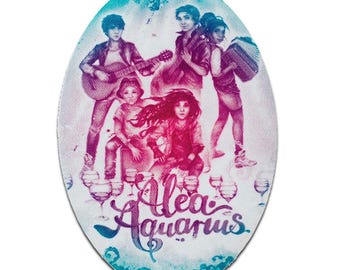 Alea Aquarius group - Iron On Patches Adhesive Emblem, Size - 3.66 x 2.56 inch
