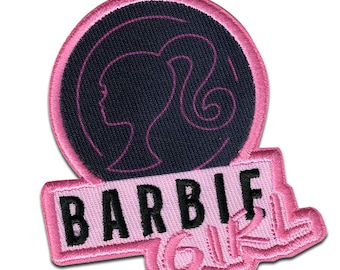 Barbie © Girl - Iron On Patches Adhesive Emblem, Size - 7 x 6,6 cm