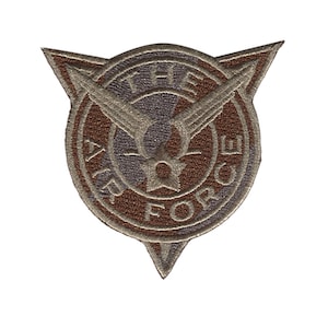 Air Force Military Army - Iron On Patches Adhesive, Size - 6,7 x 6,6 cm