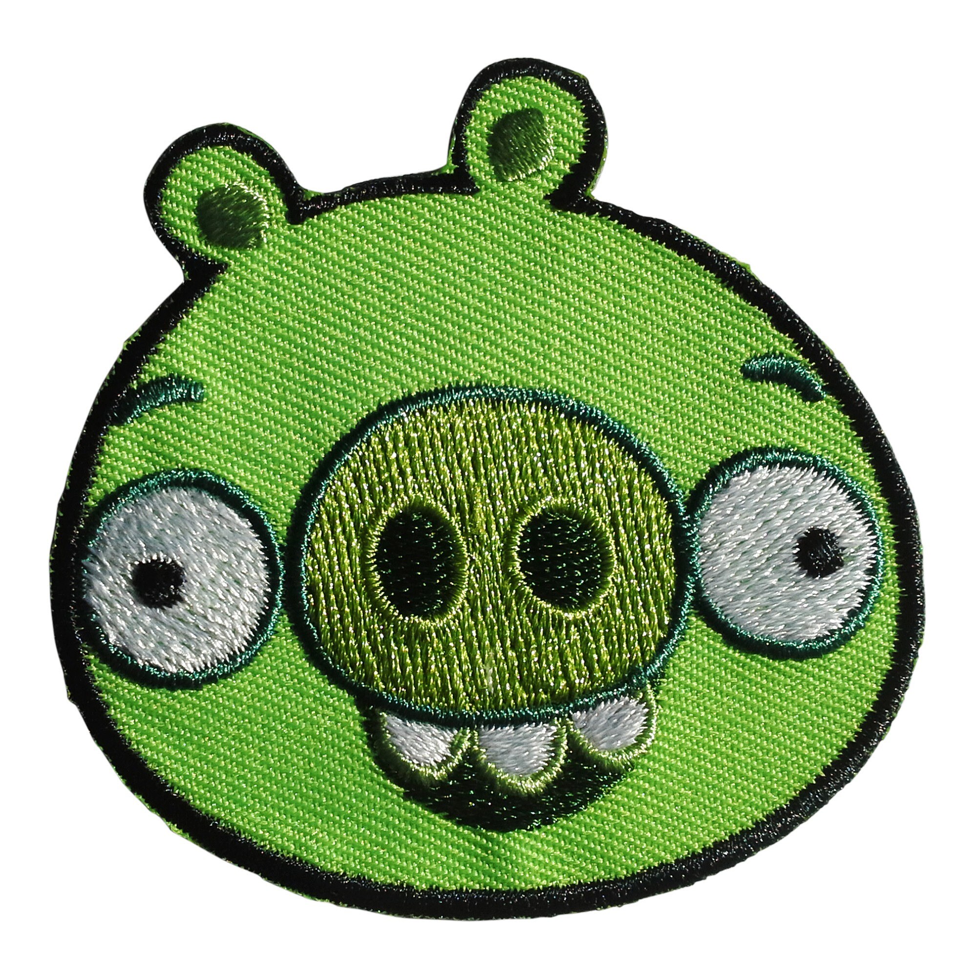5,8x5,8cm Aufnäher rot Bügelbild Angry Birds Comic Kinder