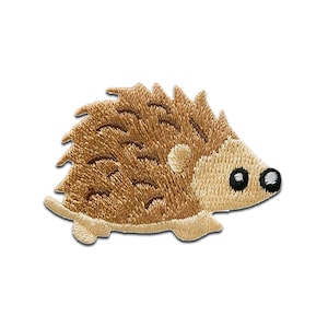 Iron on patches - hedgehoganimal children – 1.97 x 1.38 inches - Application