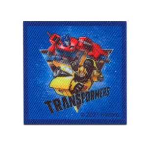 Hasbro © Transformers Optimus Prime & Bumblebee - Iron on patches, size - 5,5 x 5,5 cm