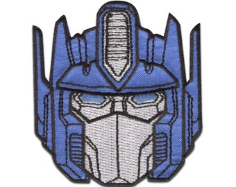 Hasbro © Transformers Optimus Prime head - Iron on patches, size - 6 x 6,5 cm