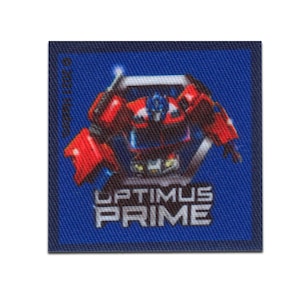 Hasbro © Transformers Optimus Prime - Iron on patches, size - 5,5 x 5,5 cm