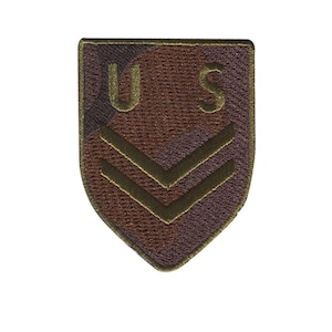 US Army Military - Iron On Patches Adhesive, Size - 4,8 x 6,5 cm