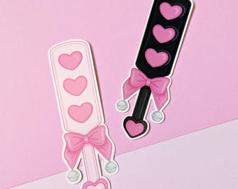 Cute paddle stickers |  BDSM kinky fetish