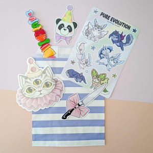 Mystery Sticker Tütchen | Überraschungspaket die cut zufällige B-Klasse greifen