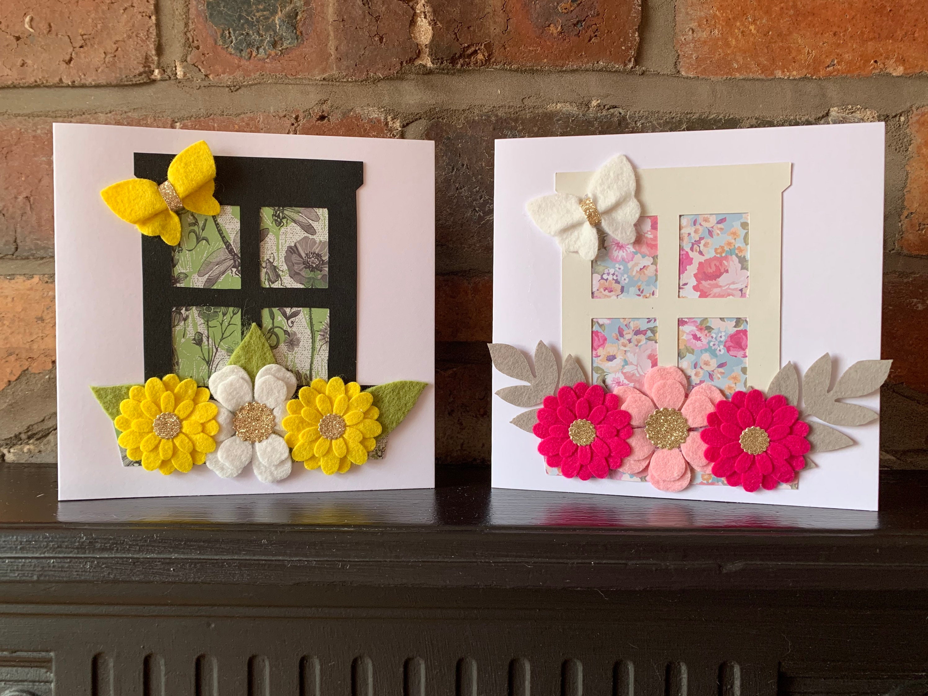 Window Box Flower Card for Any Occasion Etsy UK