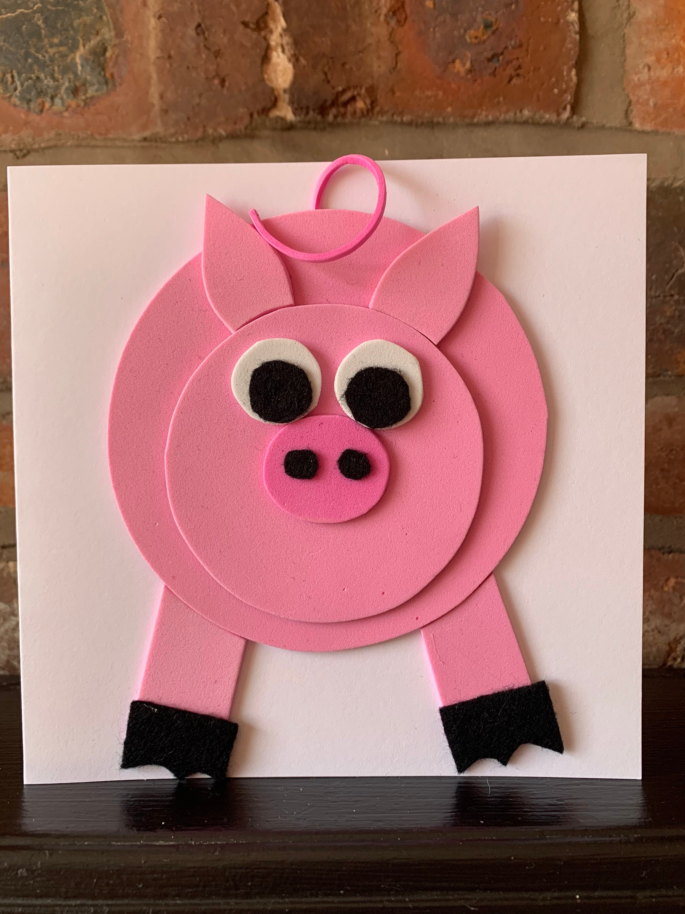 Pig Card for Any Occasion Etsy UK