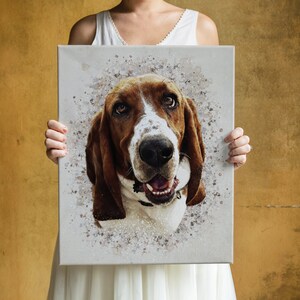 Custom Pet Portrait, Dog Portrait, Portrait Print, Pet Print, Personalised Portrait, For Pet Lovers, For Dog Lovers, Printable Portrait