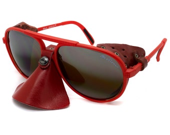 removable leather side shields for sunglasses