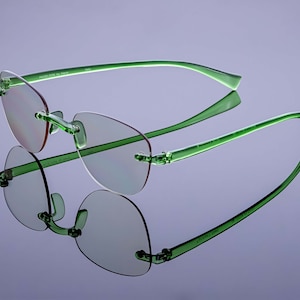 Italy made anti blue light glasses - lightweight, flexible, Memflex TR90 Swiss Technology