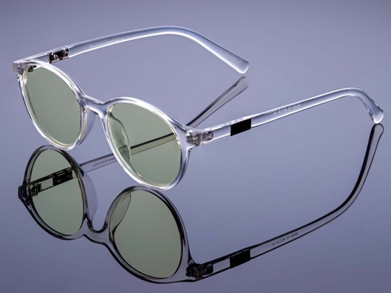 Italy made anti blue light glasses - crystal clear, lightweight, flexible, Memflex TR90 Swiss Technology