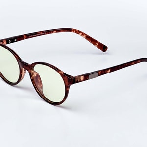Italy made anti blue light glasses - lightweight, flexible, Memflex TR90 Swiss Technology