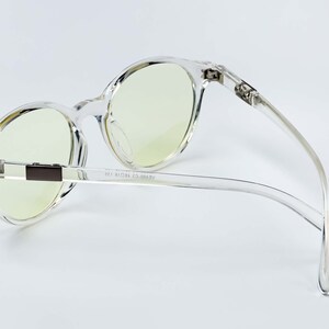 Italy made anti blue light glasses - crystal clear, lightweight, flexible, Memflex TR90 Swiss Technology image 9
