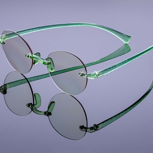 Italy made anti blue light glasses - lightweight, flexible, Memflex TR90 Swiss Technology