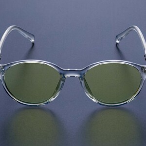 Italy made anti blue light glasses - crystal clear, lightweight, flexible, Memflex TR90 Swiss Technology image 3