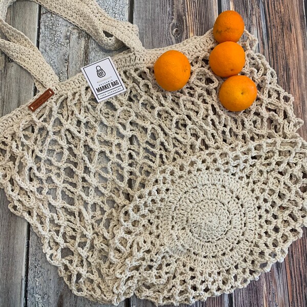 Eco friendly Crocheted Market Bag
