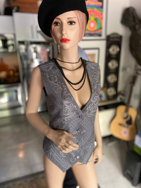 Lovely J. Peterman Soutache Vest