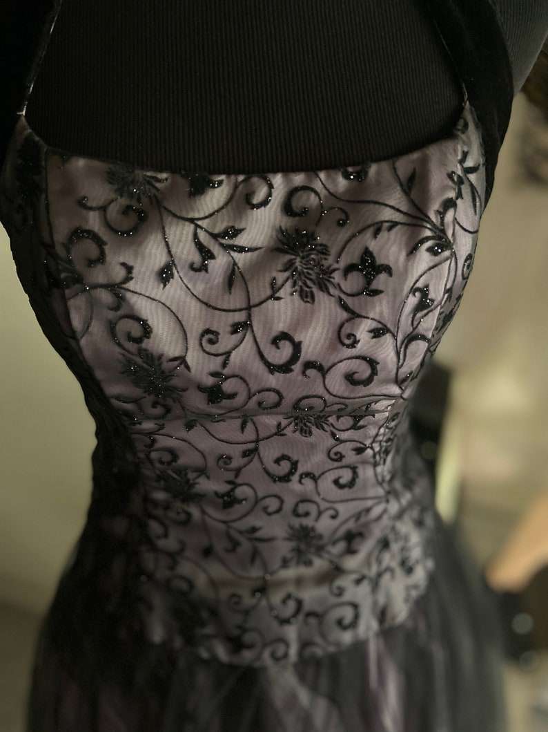 Beautiful 1990s Zum Zum Princess Cocktail Formal Prom Dress