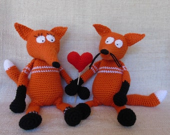 Big Fox crochet tutorial or pattern