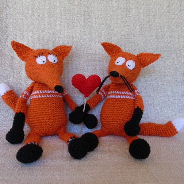 Tuto ou patron Grand Renard au crochet