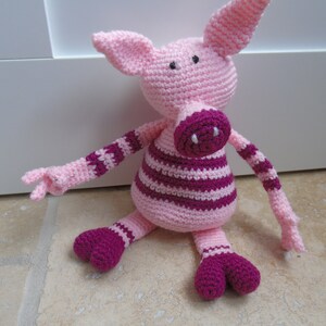 Cochon au crochet version gros cochon mon Ronchonchon image 1