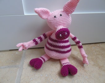 Crochet pig big pig version my Ronchonchon