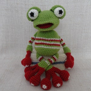 Tuto ou patron Grande Grenouille au crochet image 10