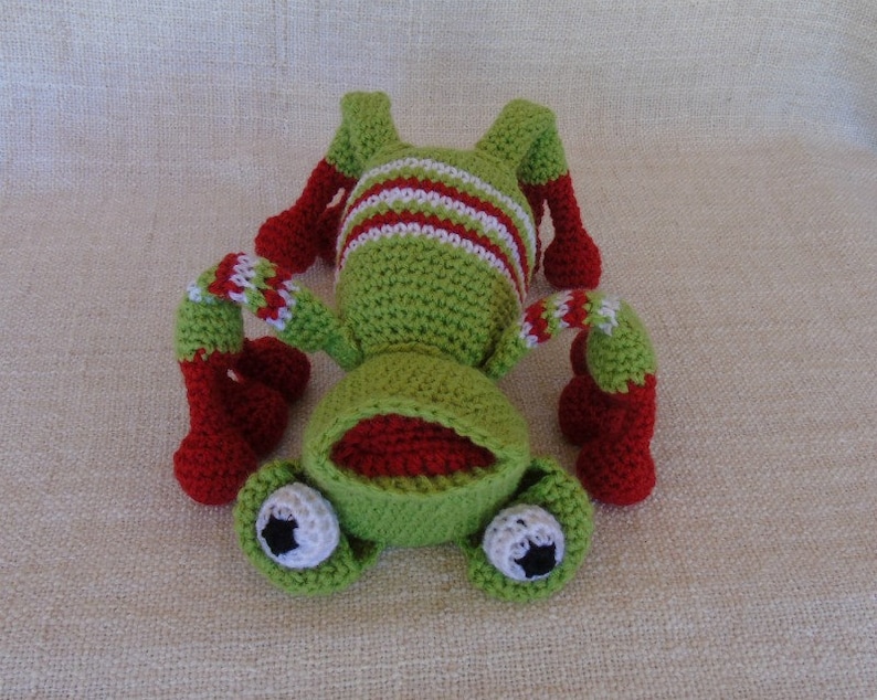 Tuto ou patron Grande Grenouille au crochet image 2