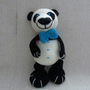 Tuto ou patron Grand panda au crochet image 10