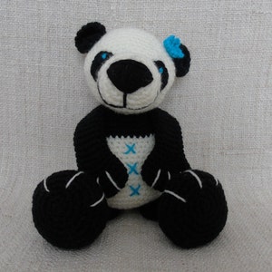 Tuto ou patron Grand panda au crochet image 2