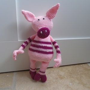 Cochon au crochet version gros cochon mon Ronchonchon image 2