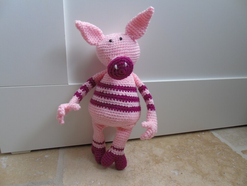 Cochon au crochet version gros cochon mon Ronchonchon image 2