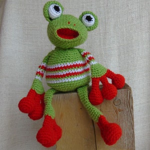 Tuto ou patron Grande Grenouille au crochet image 9