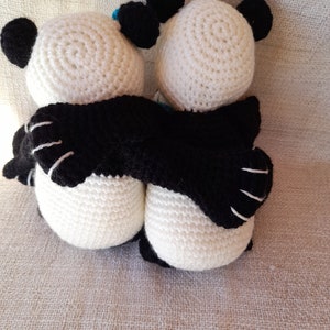 Tuto ou patron Grand panda au crochet image 8