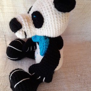 Tuto ou patron Grand panda au crochet image 5