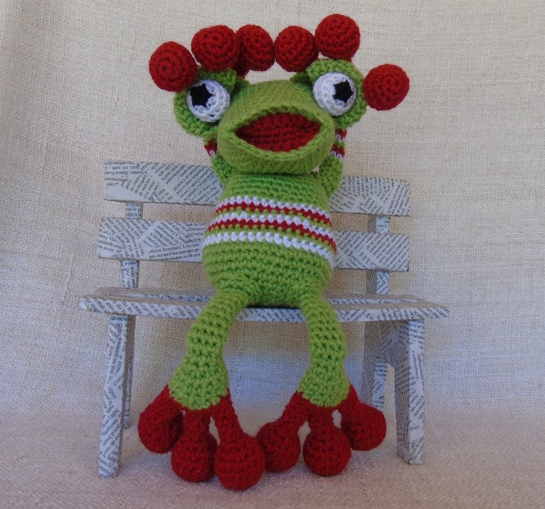 Tuto ou patron Grande Grenouille au crochet image 4