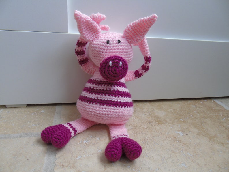 Cochon au crochet version gros cochon mon Ronchonchon image 5